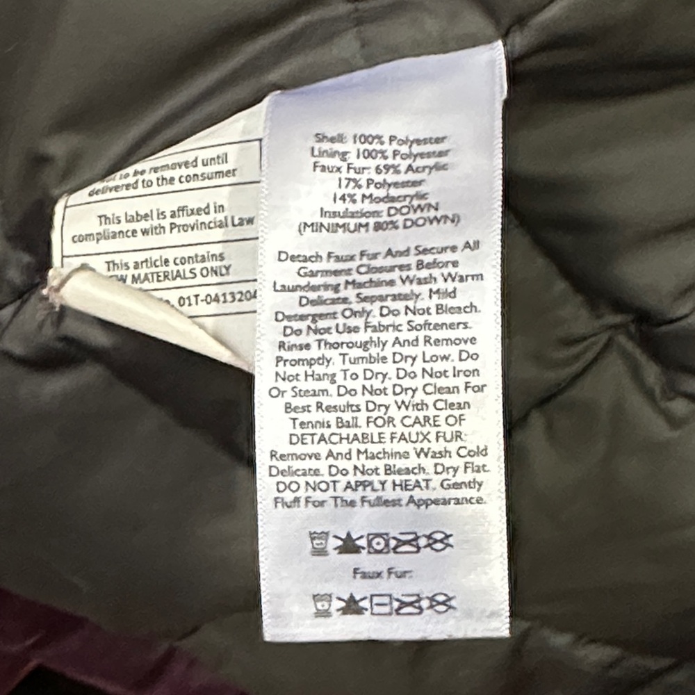 Eddie Bauer women's small dark purple Weatheredge down parka jacket EB650 - Picture 6 of 13